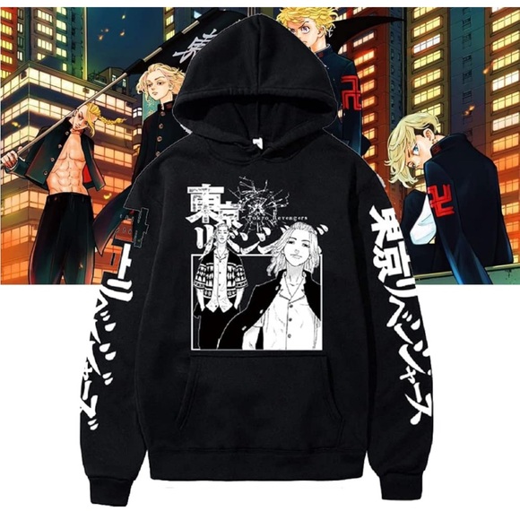 Revenger Hoodie-3d Anime Printed Pullover - Picture 1 of 3